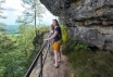 Auf einem Querband in der Ostseite des Zirkelsteins - Tour 07/2025
