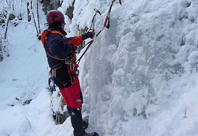 Eisklettern Aldischlauch Unterau