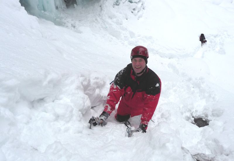 Eisklettern Hinterbrandeisfall Berchtesgaden