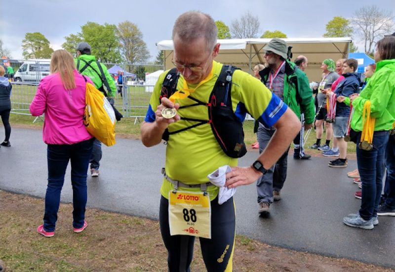 Rennsteiglauf Supermarathon Zieleinlauf